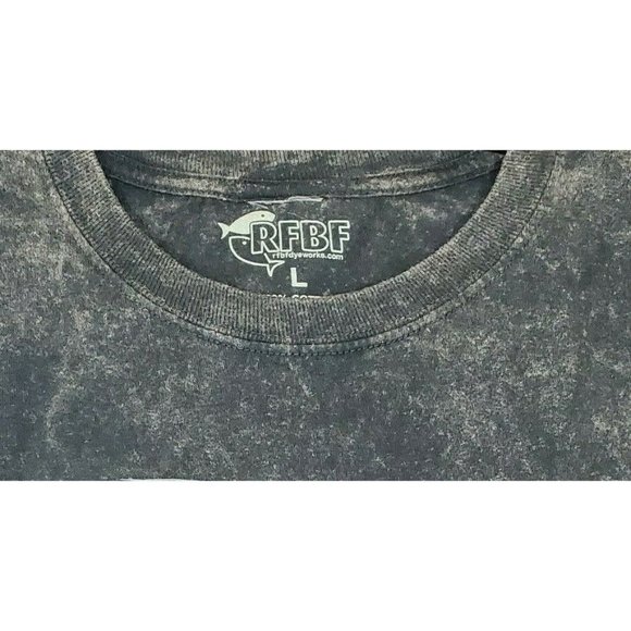 RFBF Large Supershrunk Cocoa Beach Florida If It Swells Ride It Gray T Shirt - Picture 9 of 9